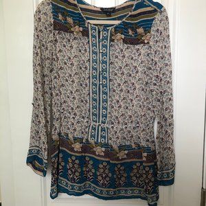 Lucky Brand Printed Blouse